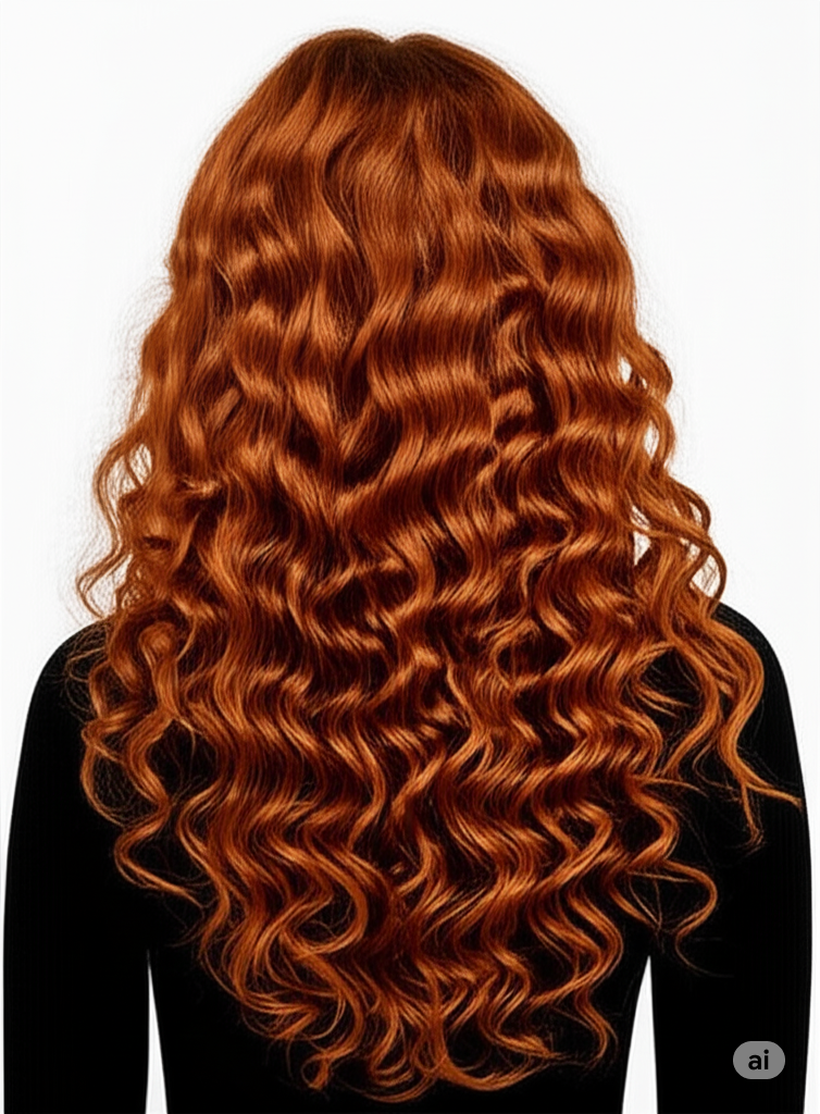 Lockiges Haar