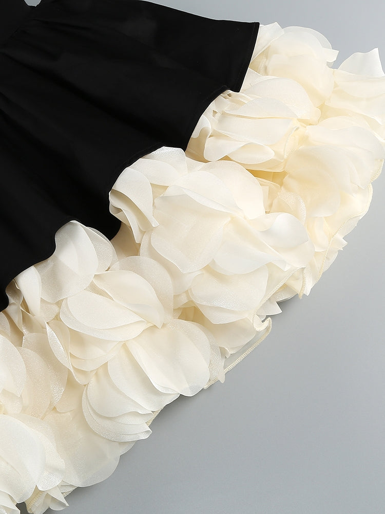 Schwarzes Mini-Kleid Cinderella