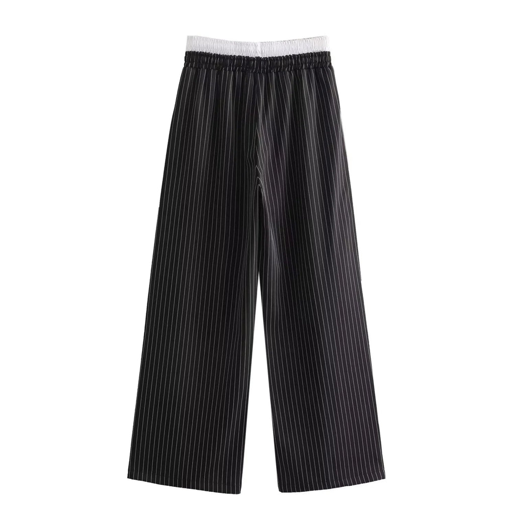 Weite Nadelstreifenhosee Lilly