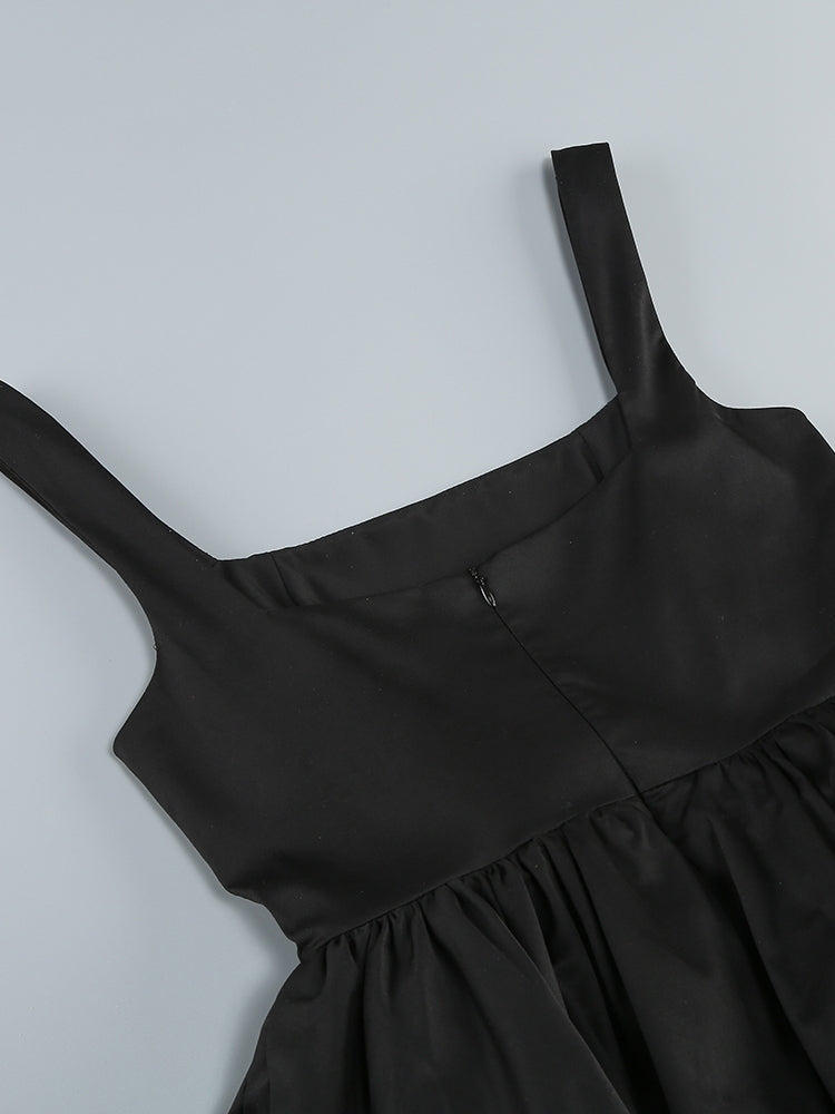 Schwarzes Mini-Kleid Cinderella