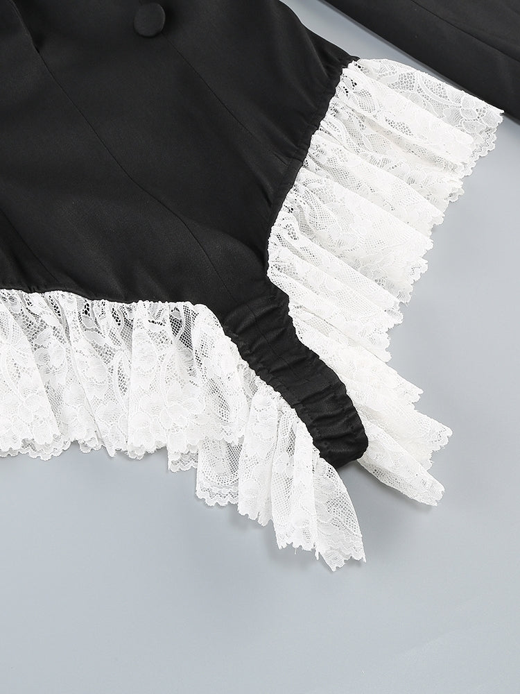 Jumpsuit mit Spitze Burlesque