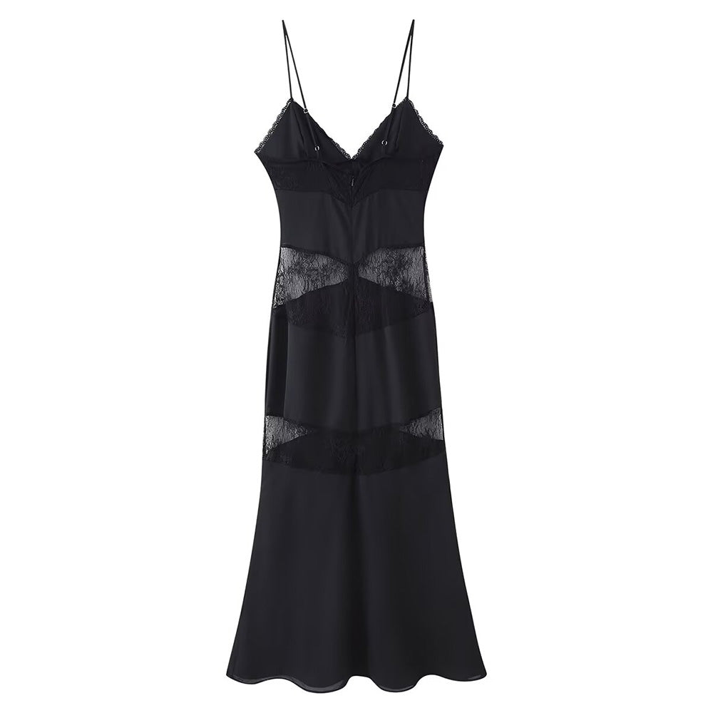 Langes Spitzenkleid Alba