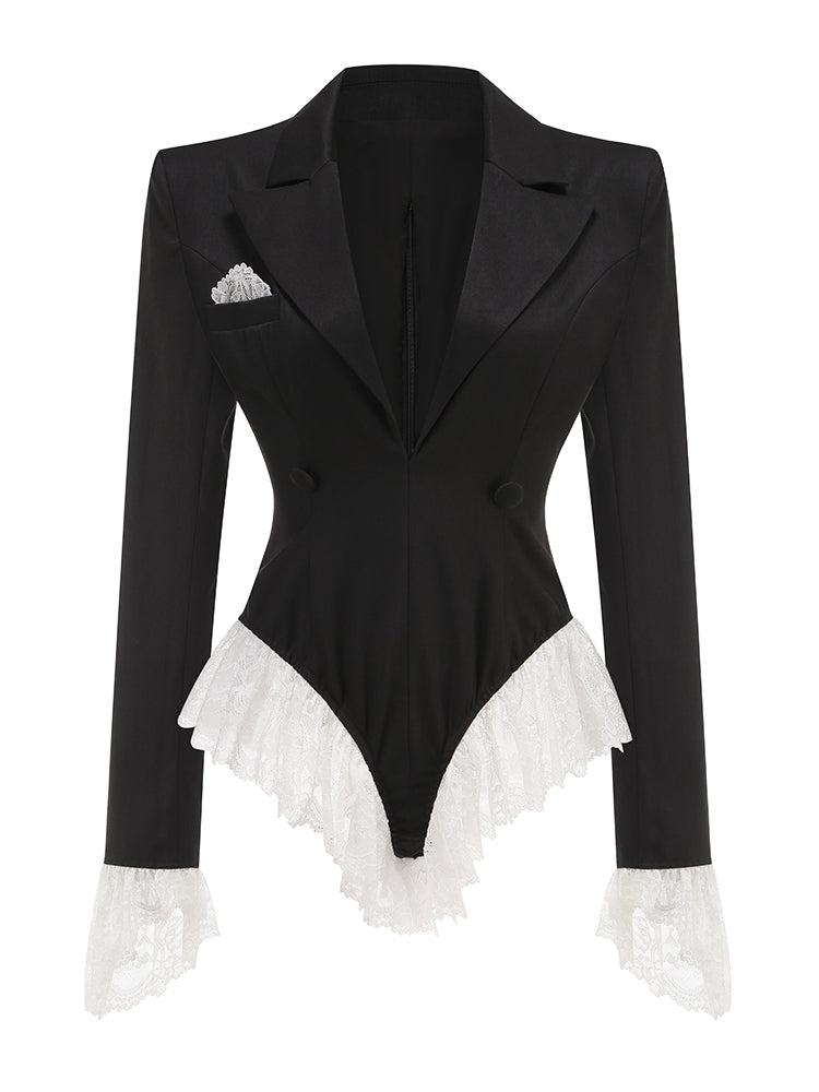 Jumpsuit mit Spitze Burlesque