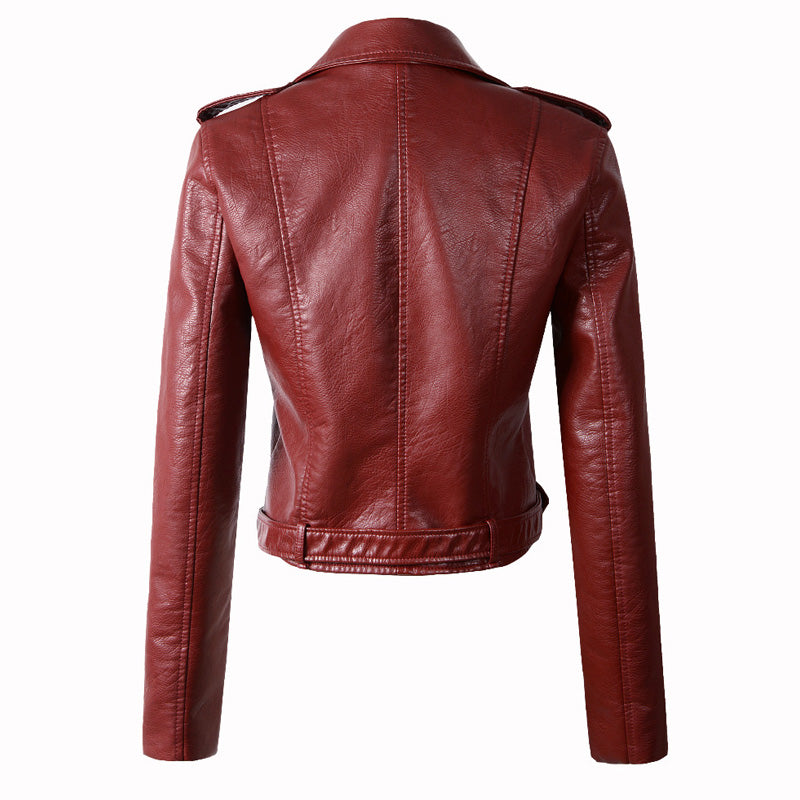 Motorrad-Lederjacke aus Kunstleder Tokyo
