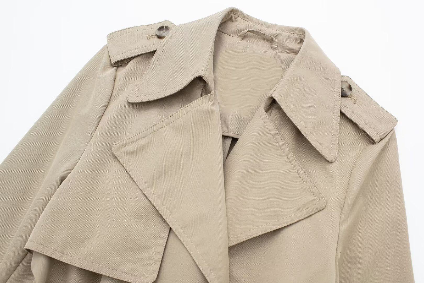 Trenchcoat mit Revers und Gürtel Charles