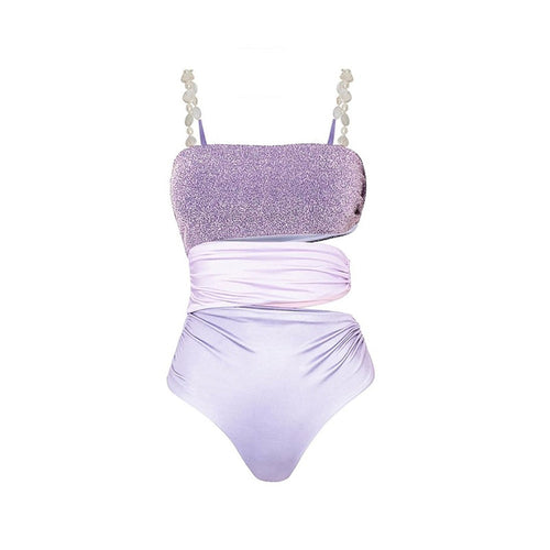 Badeanzug Viola | Zweiteilig Lila | JUQQA