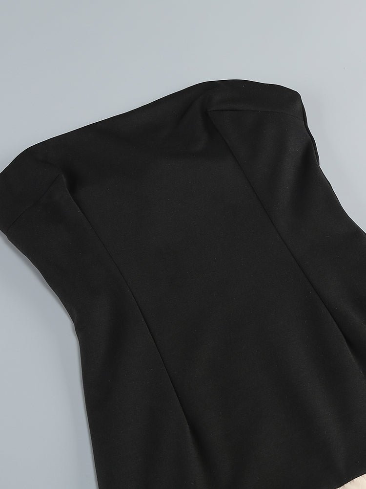 Gepunktetes Mesh-Kleid Chloe