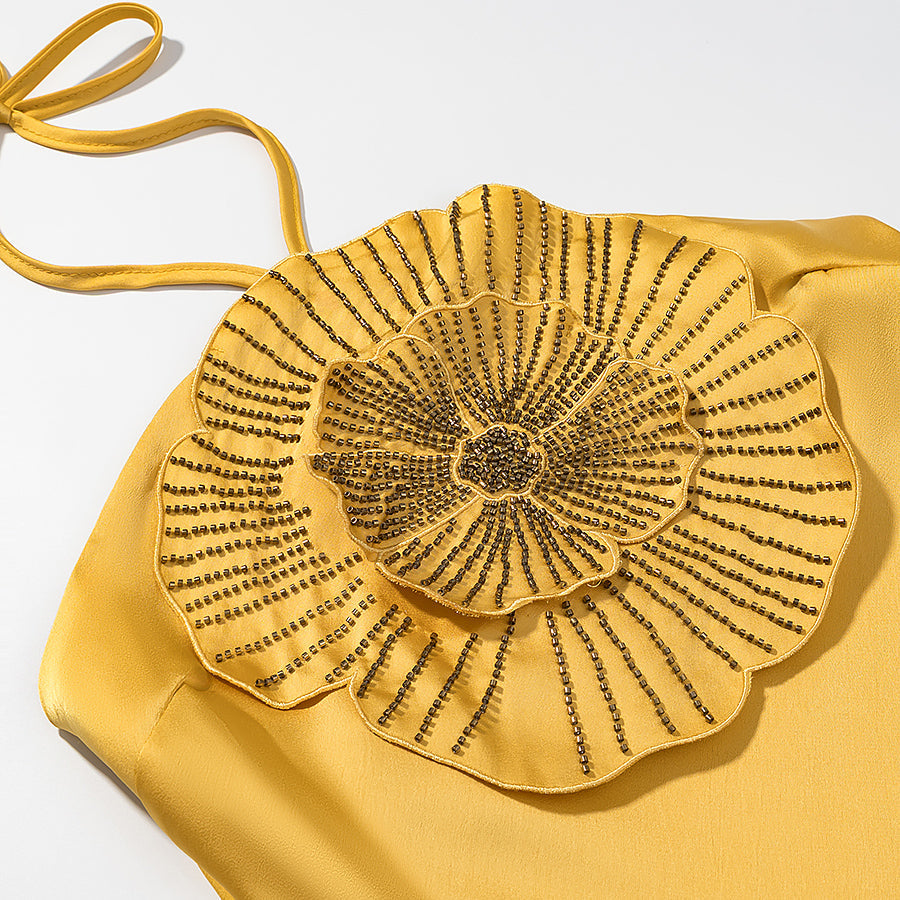 Neckholder-Kleid Pearl