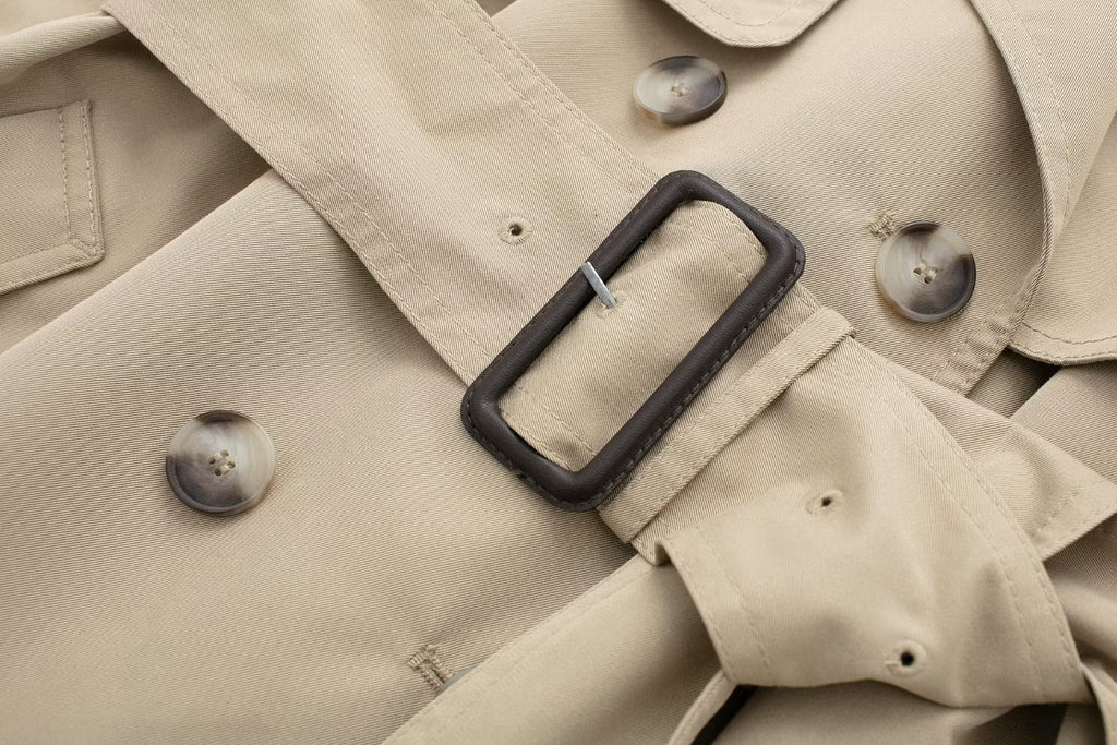 Trenchcoat mit Revers und Gürtel Charles