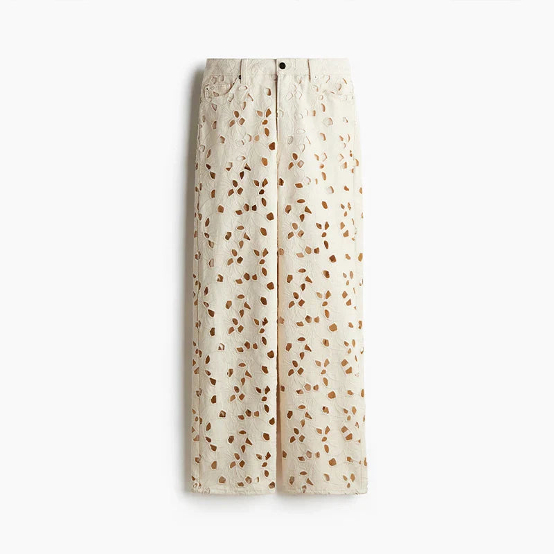 Denim Hose Ivory