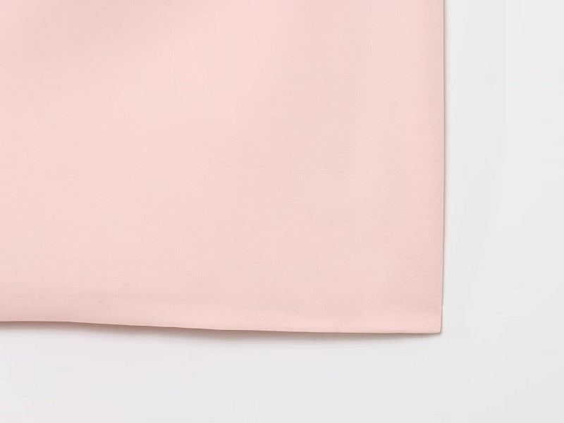 Trägerloses Rüschen Minikleid Pompom