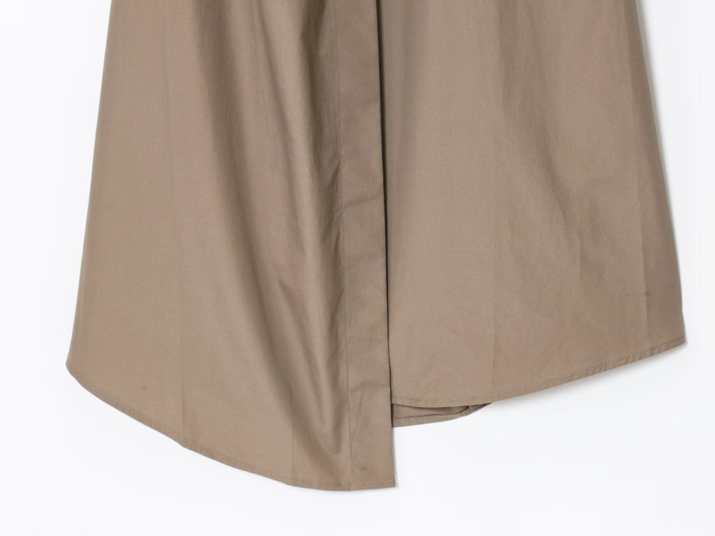 Langes asymmetrisches Hemdkleid Riva