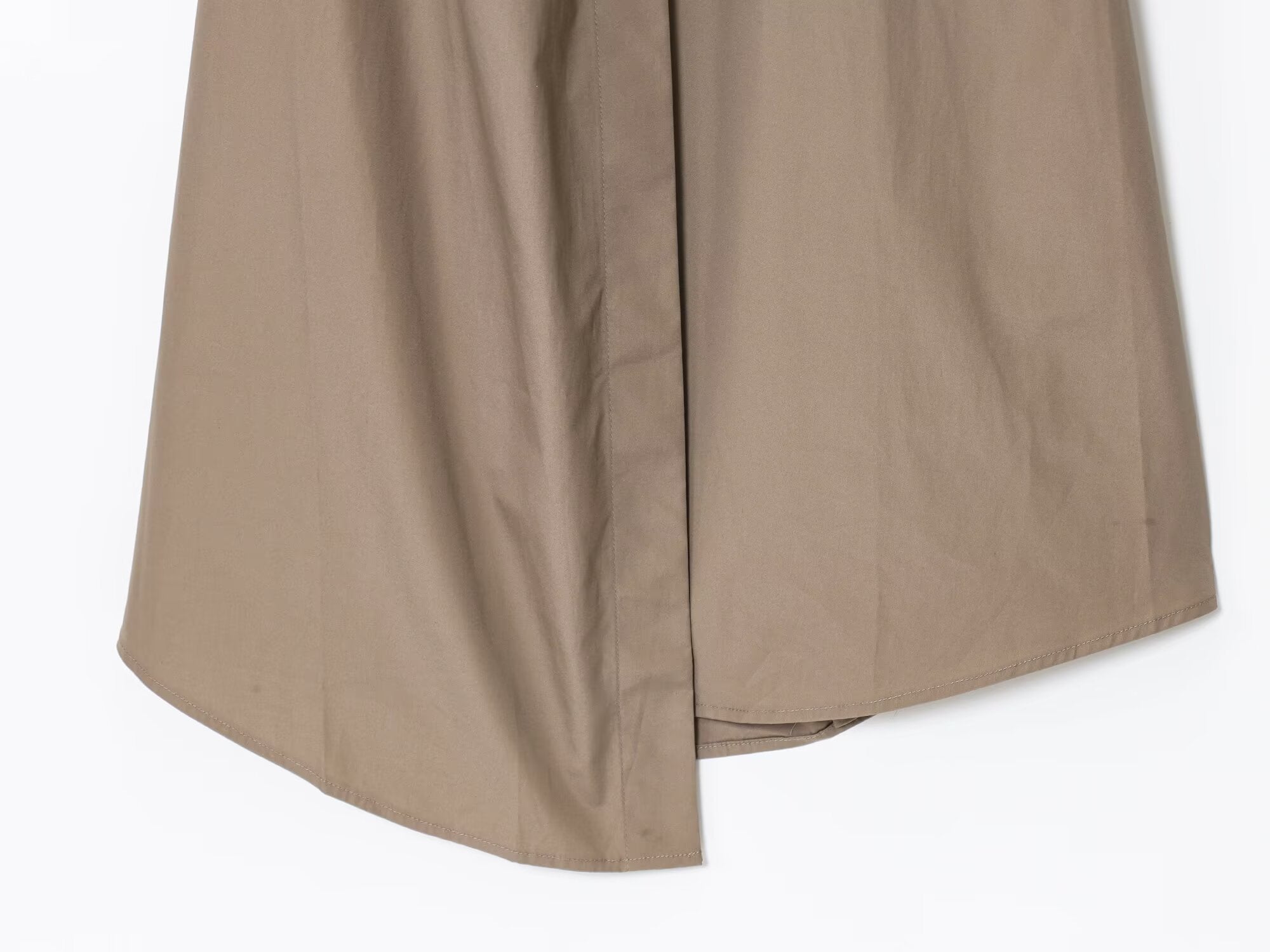 Langes asymmetrisches Hemdkleid Riva