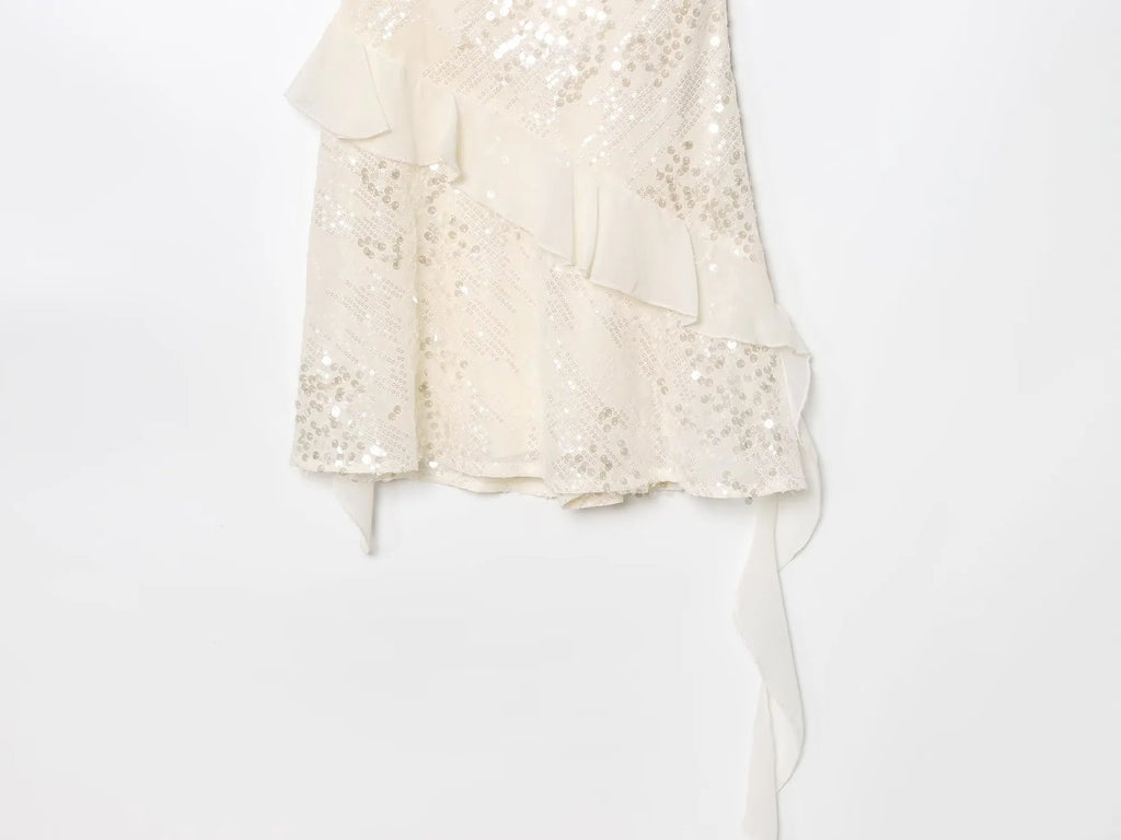 Kurzes Pailletten-Kleid Penny