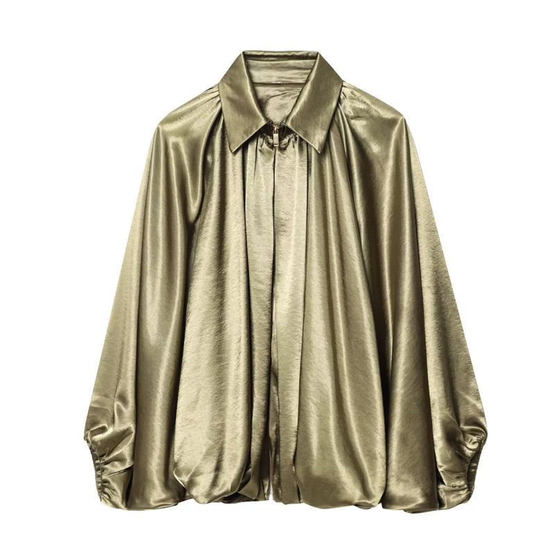 Lässige Jacke mit Reißverschluss Goldi
