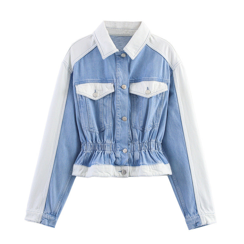 Patchwork Jeans-Set Baby