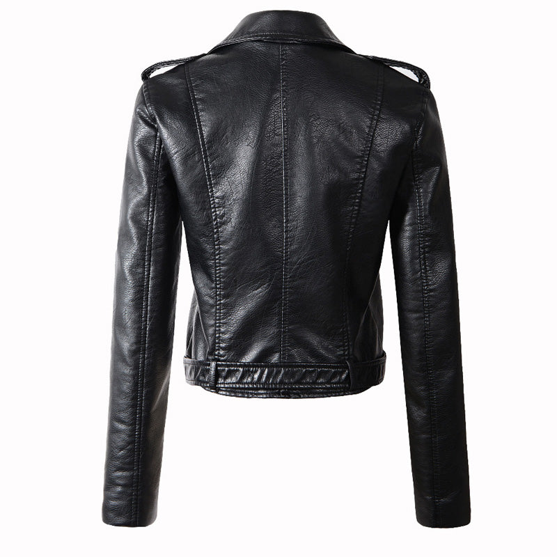 Motorrad-Lederjacke aus Kunstleder Tokyo