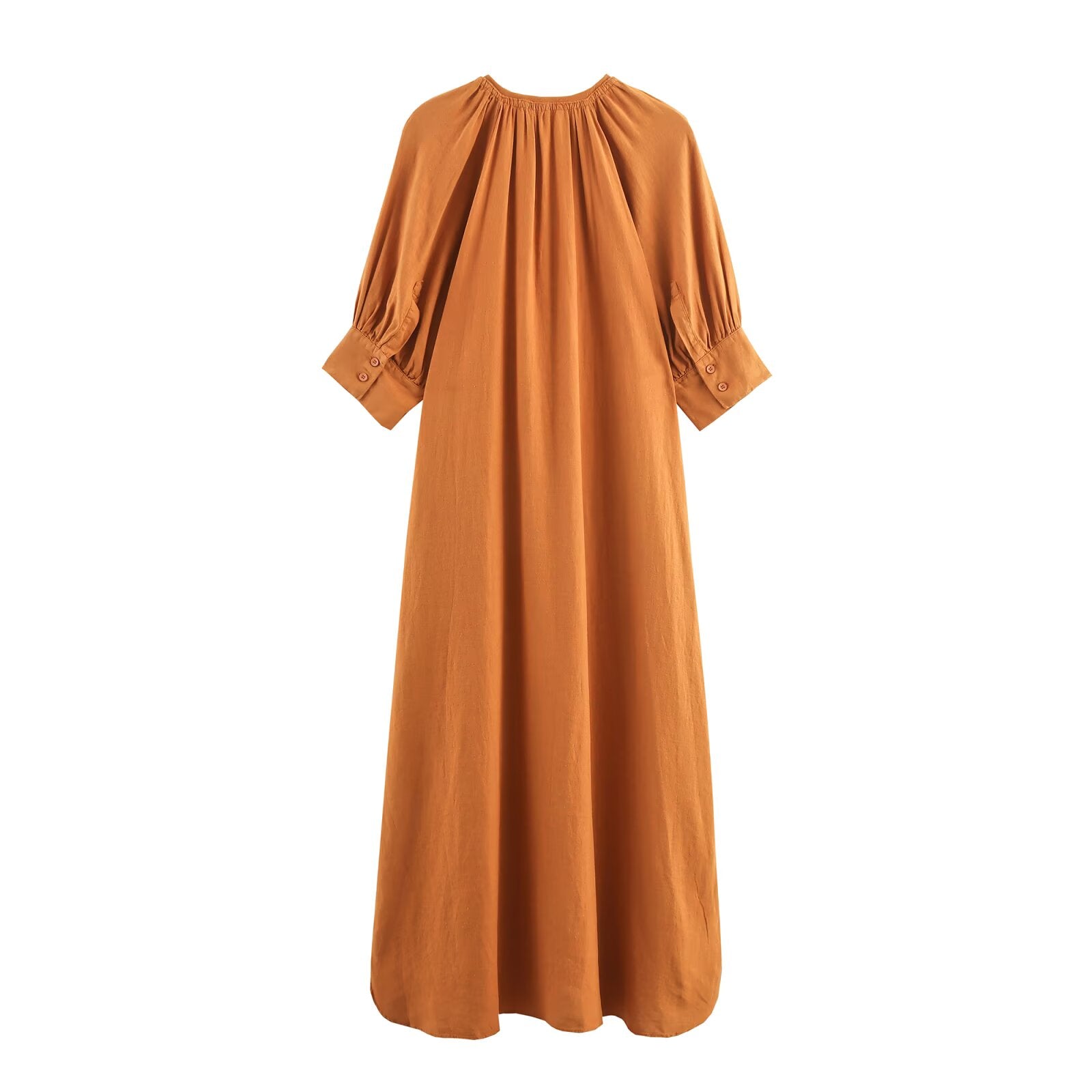 Lässiges Midi-Kleid Copper