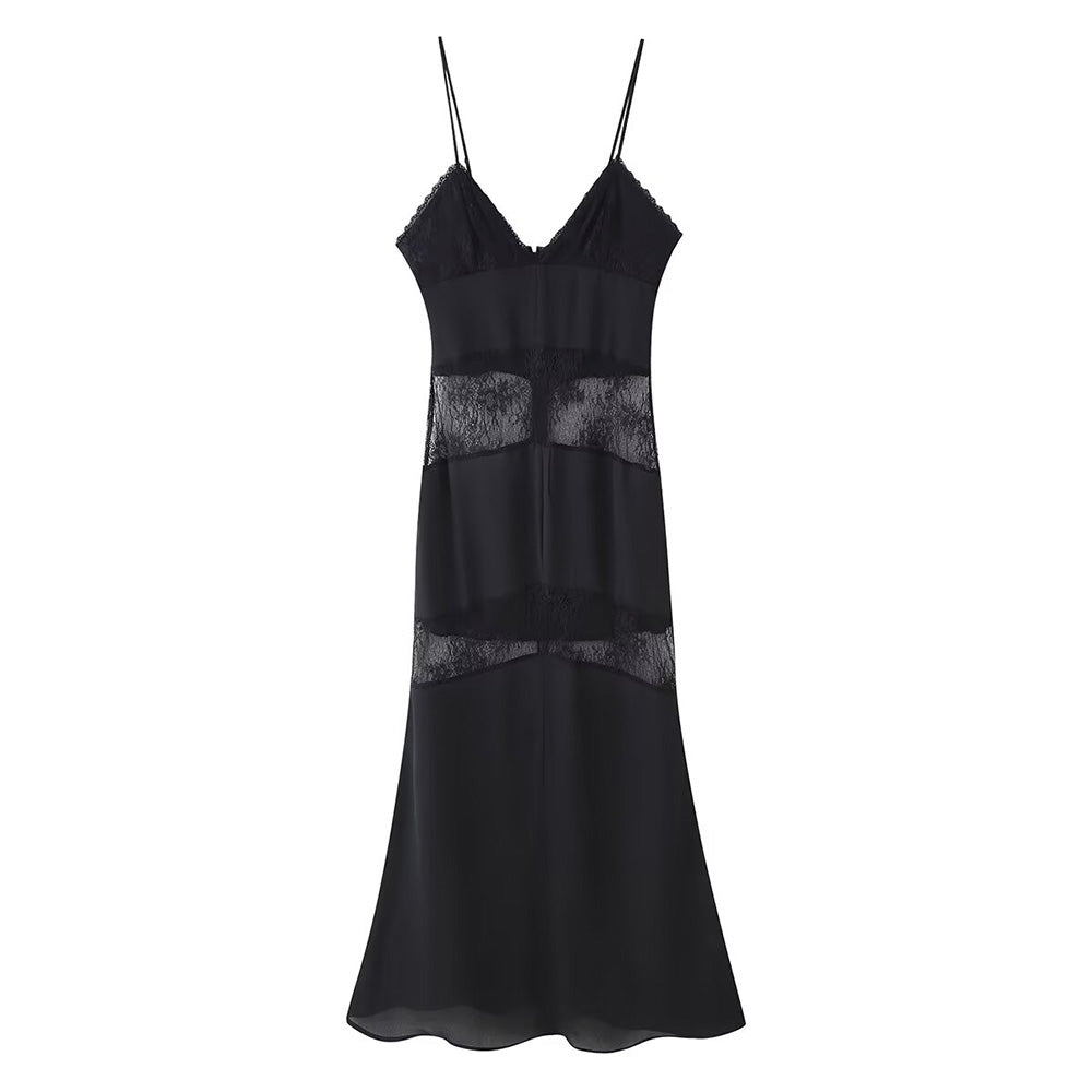 Langes Spitzenkleid Alba