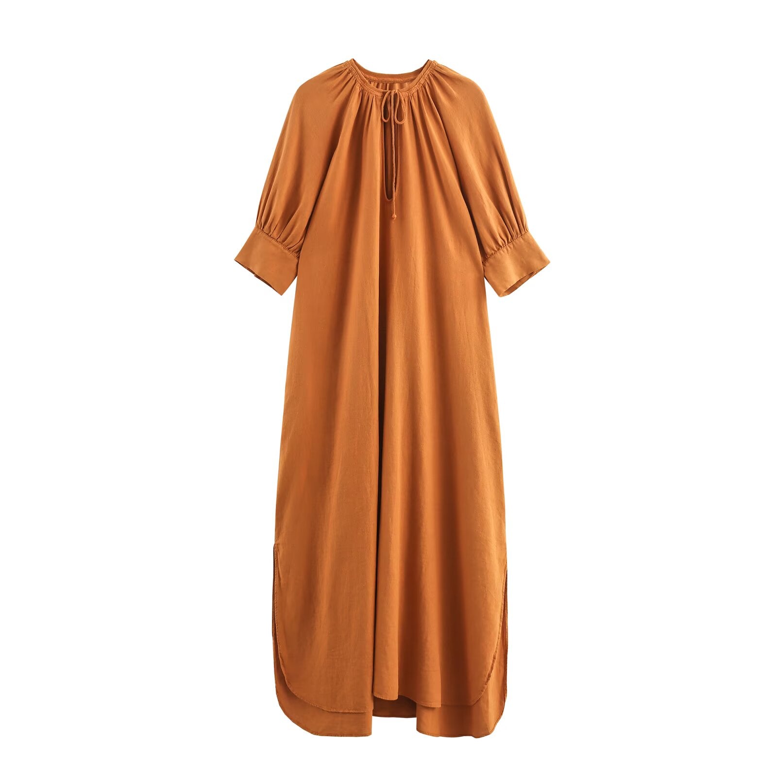 Lässiges Midi-Kleid Copper