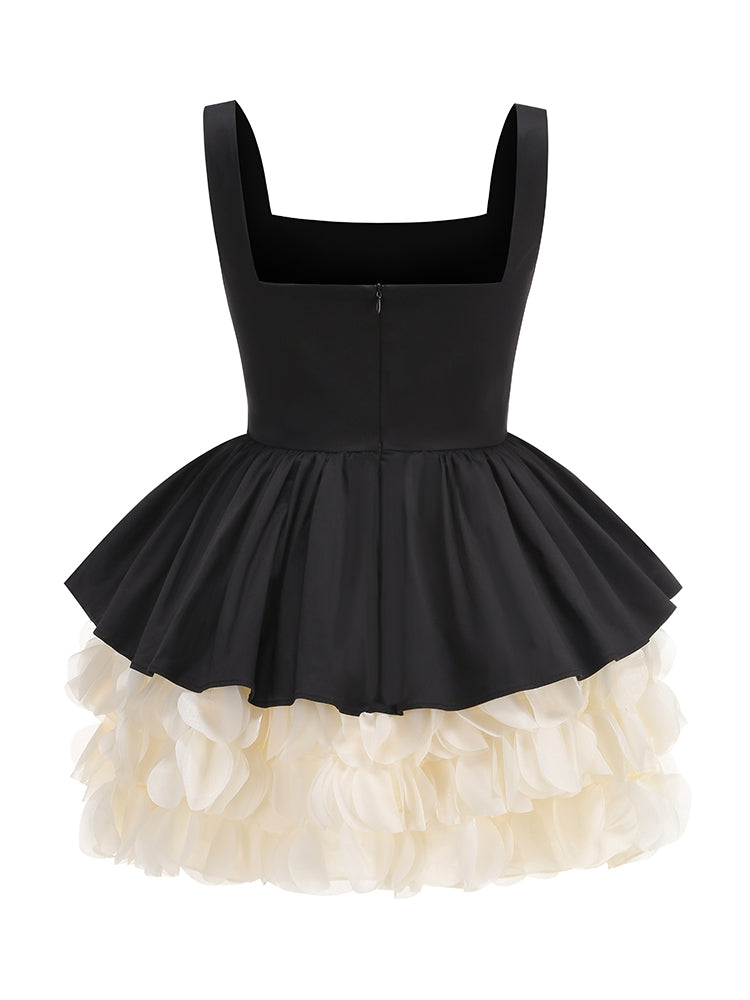 Schwarzes Mini-Kleid Cinderella
