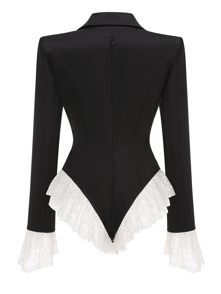 Jumpsuit mit Spitze Burlesque