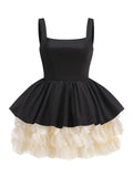 Schwarzes Mini-Kleid Cinderella | Partykleid | JUQQA