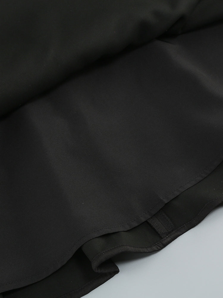 Rotes A-Linien-Kleid Christall