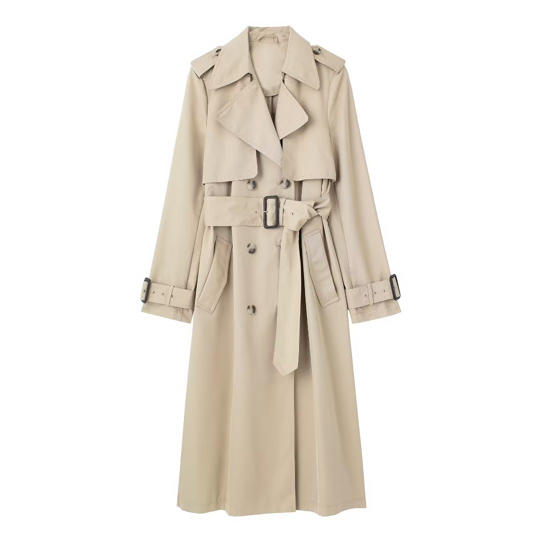 Trenchcoat mit Revers und Gürtel Charles
