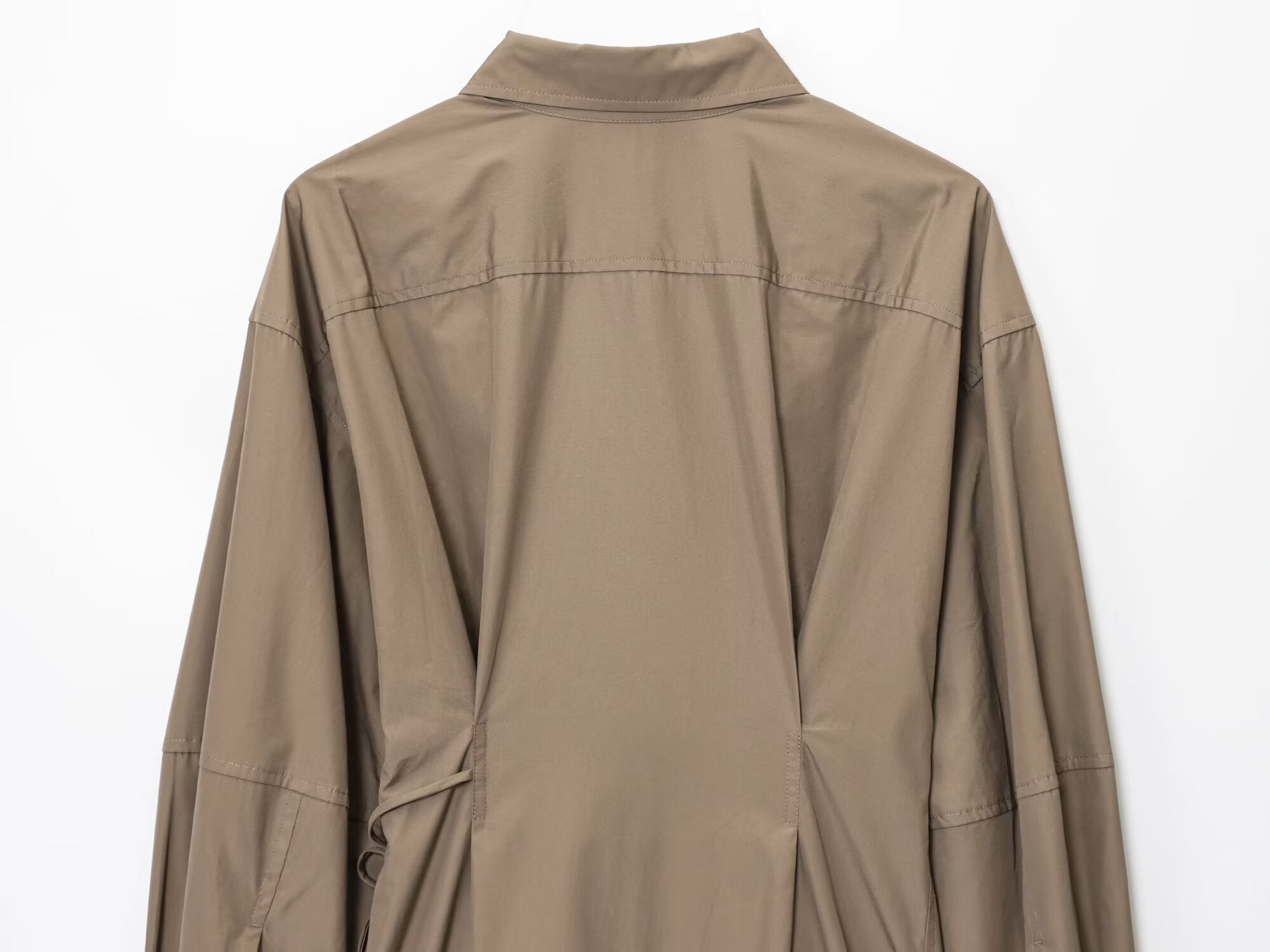 Langes asymmetrisches Hemdkleid Riva