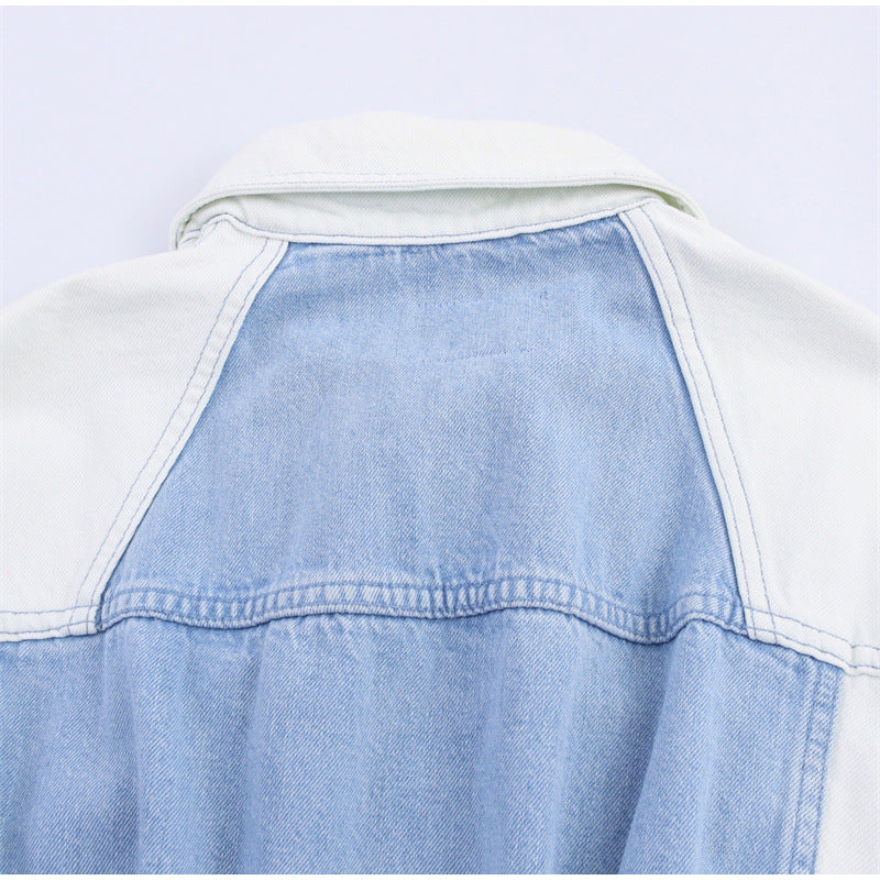 Patchwork Jeans-Set Baby
