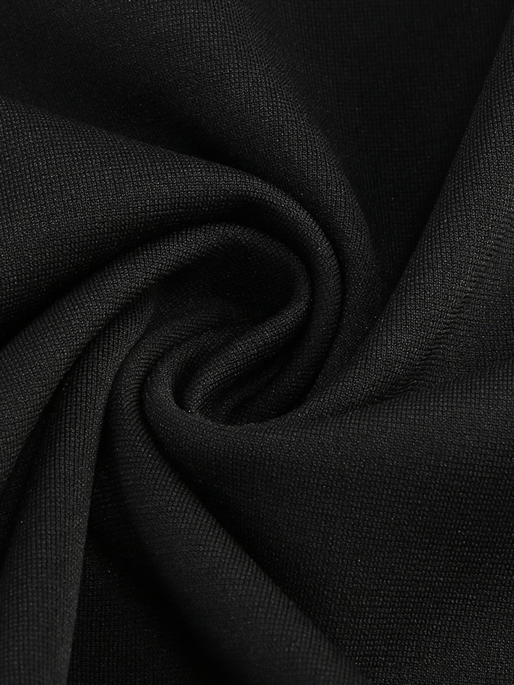 Schwarzes Abendkleid mit Schleife Mila