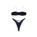 Bikini-Badeanzug Devon | Schwarz Bademode | JUQQA