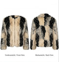 NOVA Night - Premium Kunstfelljacke im Monochrom-Look I JUQQA