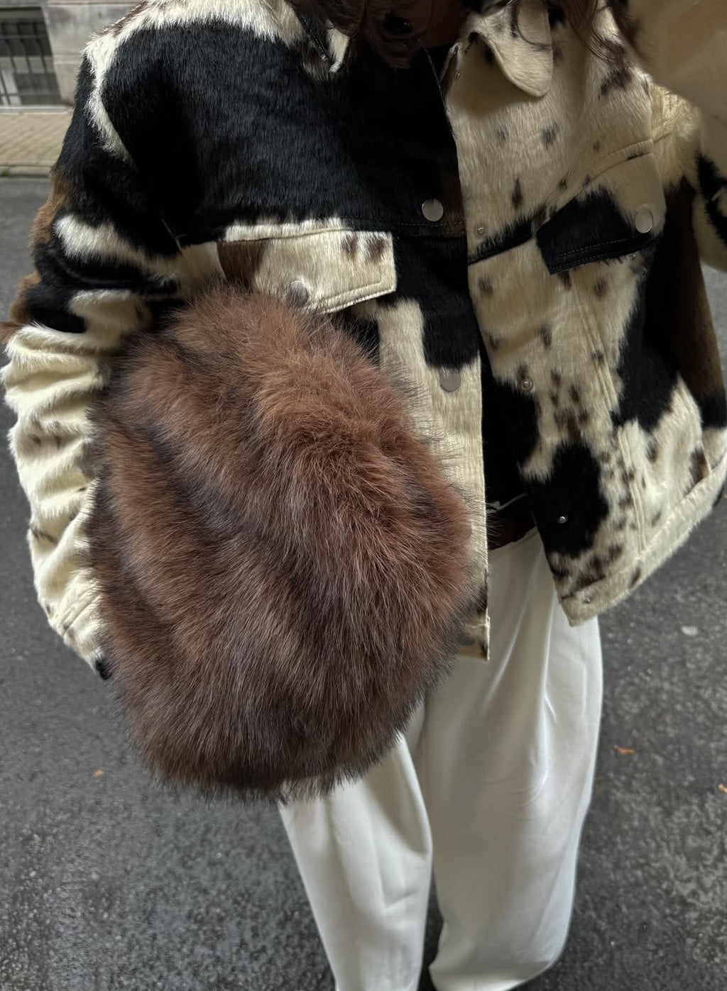 Kuhflecken Patch Jacke