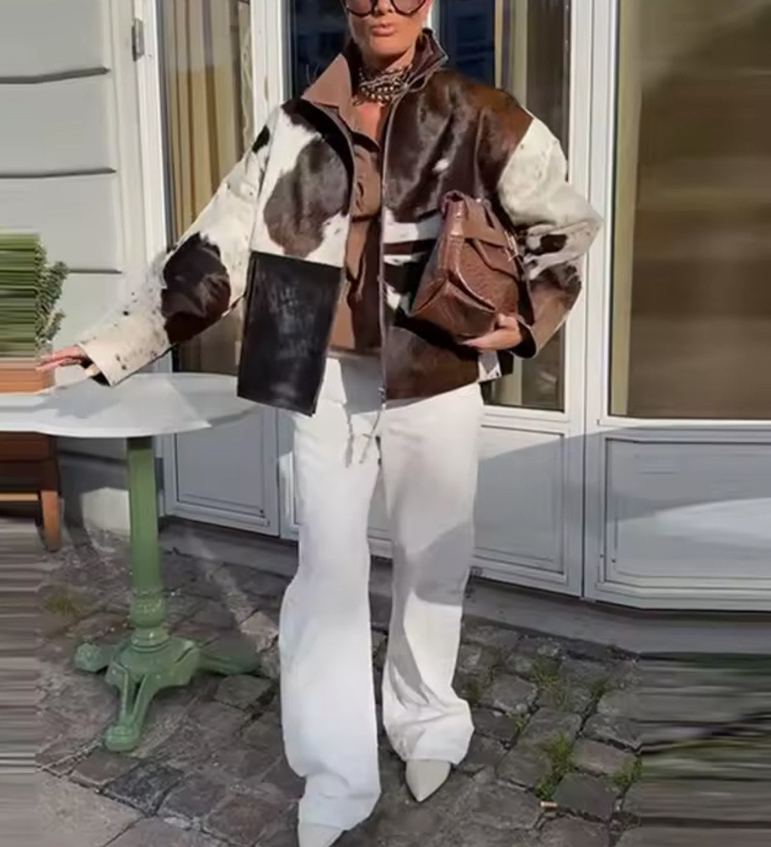 Kuhflecken Patch Jacke